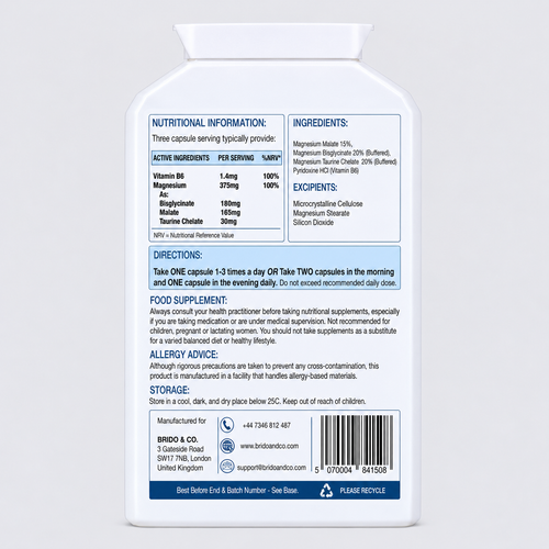 Magnesium 3-in-1 Complex with Vitamin B6