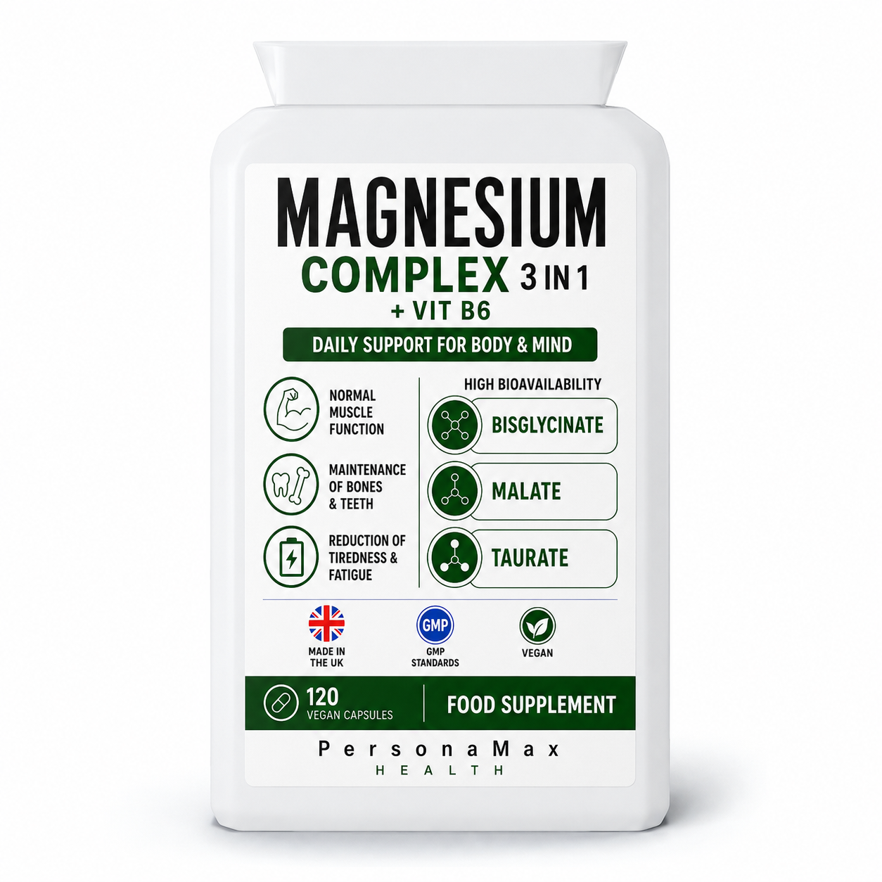 Magnesium 3-in-1 Complex with Vitamin B6