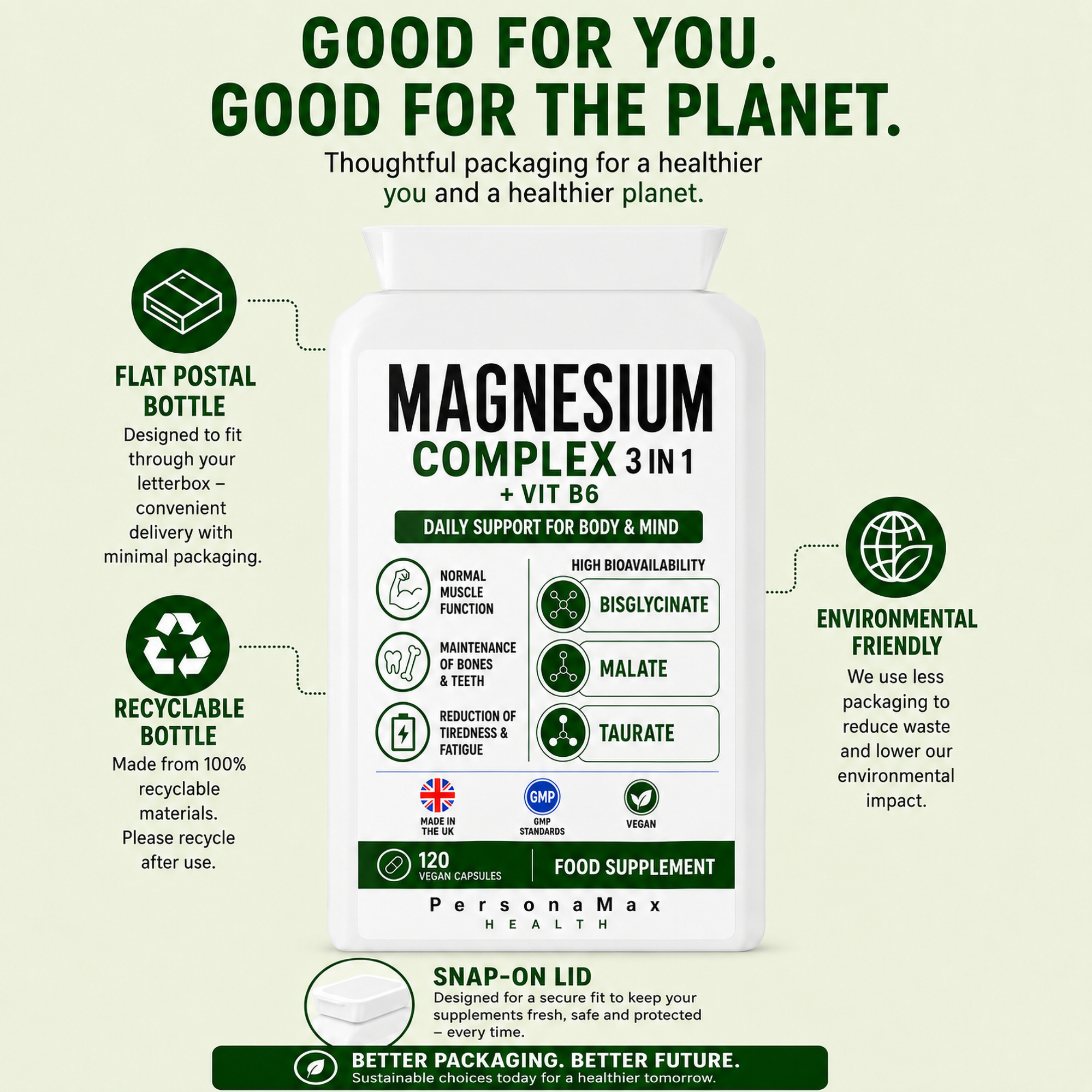 Magnesium 3-in-1 Complex with Vitamin B6