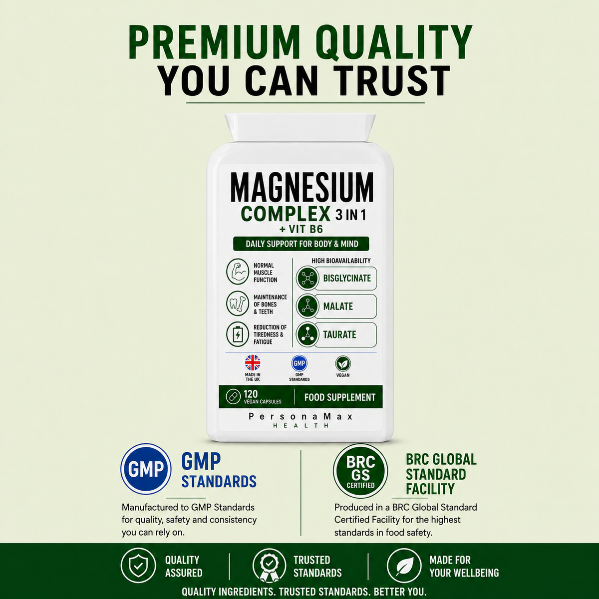 Magnesium 3-in-1 Complex with Vitamin B6