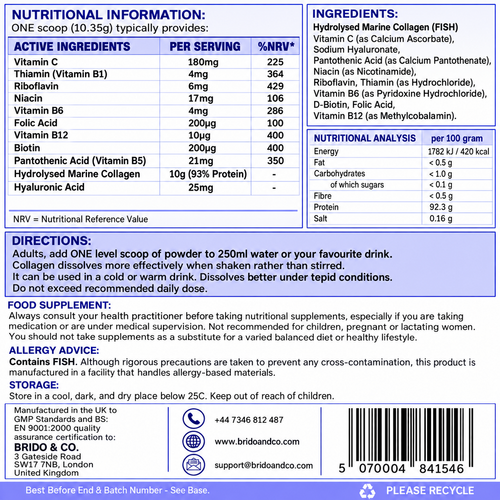 Hydrolysed Marine Collagen PLUS
