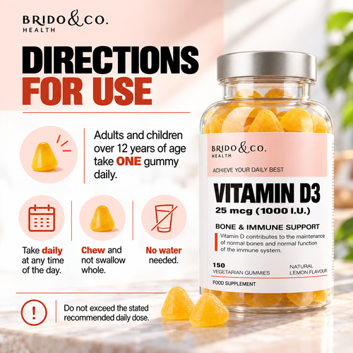 Vitamin D3 1000 I.U. (25 mcg) Gummies